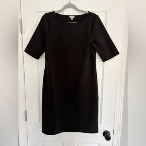 Talbots little black shift dress size MP